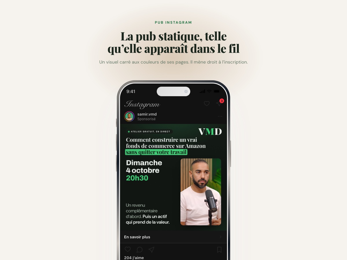Aperçu : créa statique